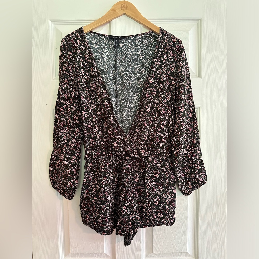 Floral Romper Medium - Forever 21